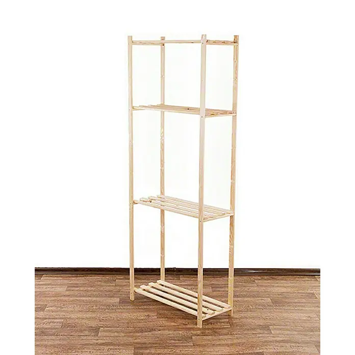 Proregal Holzregal TIMBERCRAFT - Anzahl Böden: 6 Stk., Schrauben, Natur