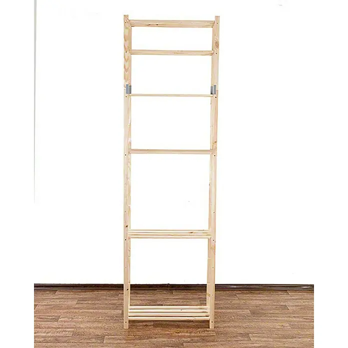 Proregal Holzregal TIMBERCRAFT - Anzahl Böden: 6 Stk., Schrauben, Natur