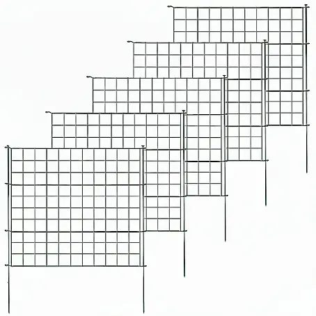 Floordirekt  Zaun-Set Pablo 5-teilig Grün
