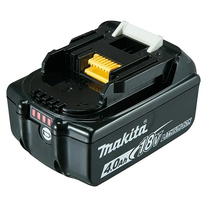 Makita LXT 18V Akku BL1840B - 18 V, 4 Ah - Makita 18V Akku mit 4.0Ah Kapazität. Der Lithium-Ionen-Akku ist ein zuverlässiger Energiespeicher für kabellose Werkzeuge.