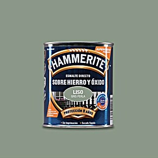 Hammerite Esmalte para metal Hierro y Óxido Liso (Gris perla, 750 ml, Liso)