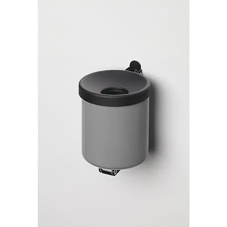 Proregal  Asche-Mülleimer robust zur Wandmontage