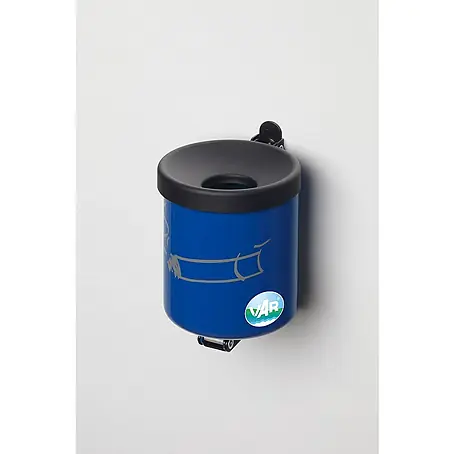 Proregal  Asche-Mülleimer robust zur Wandmontage