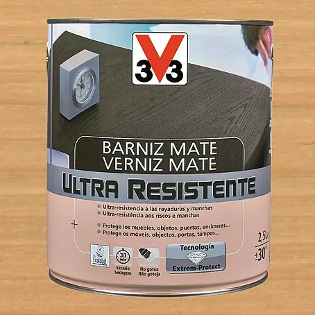 V33  Barniz para madera Mate Ultra Resistente
