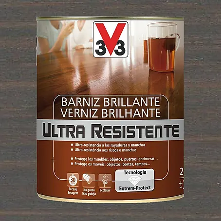 V33  Barniz para madera Brillante Ultra Resistente