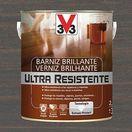 V33  Barniz para madera Brillante Ultra Resistente