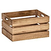 Zeller Present Caja de madera (39 x 29 x 21 cm, Marrón)