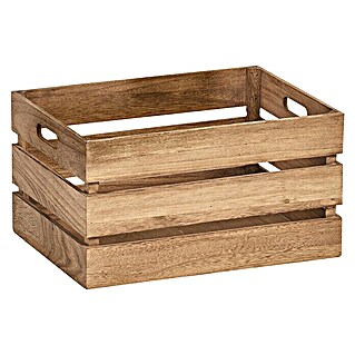 Zeller Present Caja de madera (39 x 29 x 21 cm, Marrón)