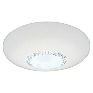 Tween Light Plafón LED redondo Mara (60 W, Ø x Al: 60 x 10,5 cm, Blanco/Claro, Multicolor)