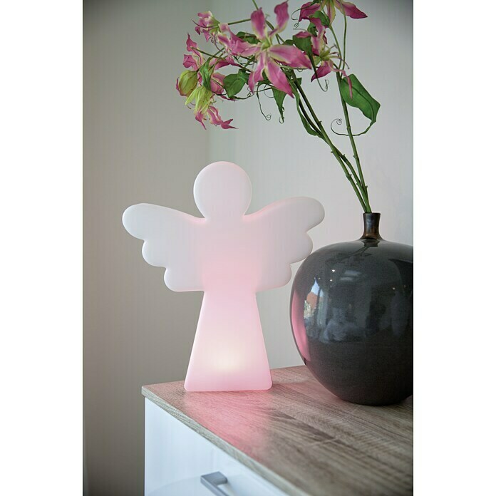 8 Seasons Design Shining LED-Weihnachtsleuchte Angel6 W, Weiß, L x B x H: 10 x 34 x 40 cm Mood Shot