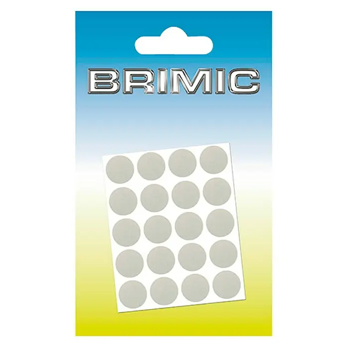 Micel Brimic Tapón embellecedor Gris Beige - Diámetro: 13 mm, Pegado, 20 ud. - Almohadillas de fieltro autoadhesivas Brimic para patas de muebles. Protege tus suelos y muebles de arañazos y daños con estas almohadillas.