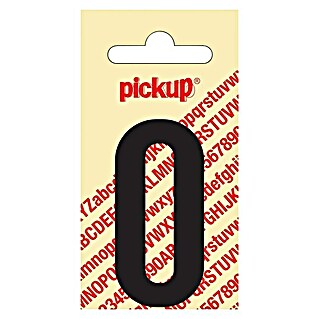 Pickup Etiqueta adhesiva (Motivo: 0, Negro, Altura: 60 mm)