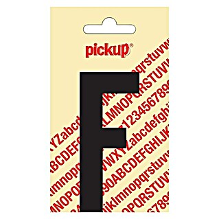 Pickup Etiqueta adhesiva (Motivo: F, Negro, Altura: 90 mm)
