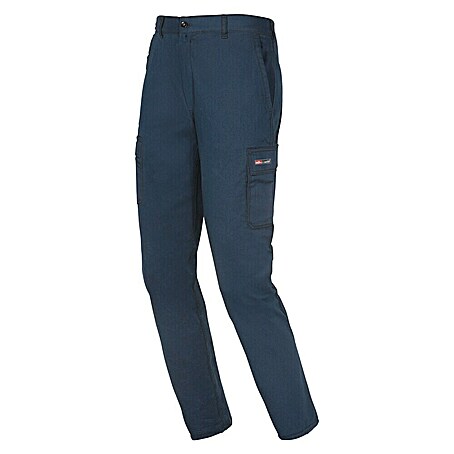 Industrial Starter Pantalones de trabajo Easystretch (L, Azul)