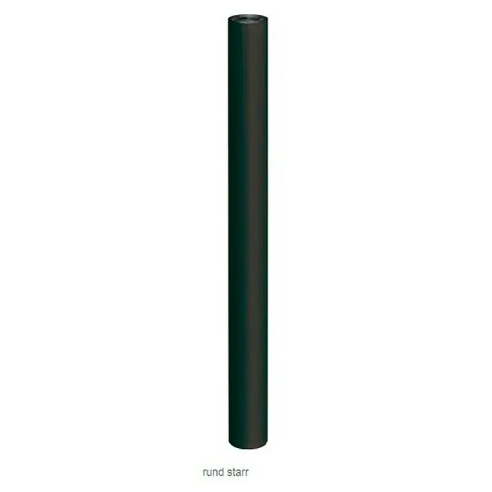 Häfele Möbelfuß - Ø x H: 7,6 x 69 cm, Stahl, Schwarz - Abbildung einer schwarzen, runden Stange.