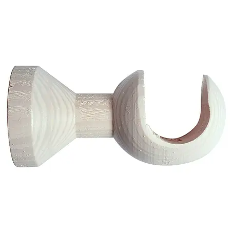 Soporte de pared para barra de cortina Ideas Wood