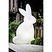 8 Seasons Design Shining Dekoleuchte Rabbit (9 W, Weiß, L x B x H: 11 x 29 x 50 cm)