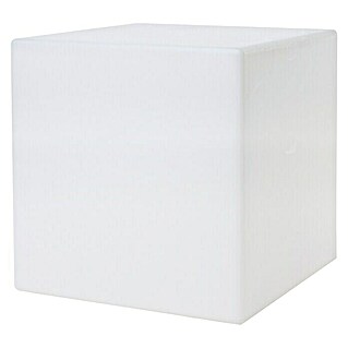 8 Seasons Design Shining LED-Solar-Dekoleuchte Cube (Weiß, L x B x H: 33 x 33 x 33 cm)