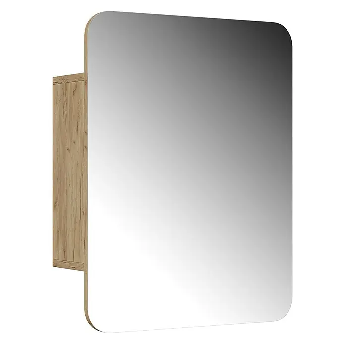 Vicco Spiegelschrank Zino Goldkraft Eiche mit Regalen - B x H: 65 x 50 cm, Sonstiges, Goldkraft Eiche