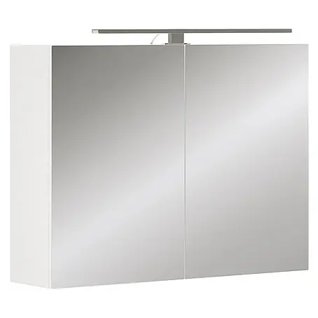 Vicco  Spiegelschrank Lavio Weiß mit LED-Beleuchtung