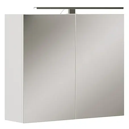 Vicco  Spiegelschrank Lavio Weiß mit LED-Beleuchtung