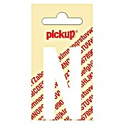 Pickup Sticker (Motief: N, Wit, Hoogte: 60 mm)