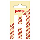 Pickup Aufkleber (Motiv: H, Weiß, Höhe: 60 mm)