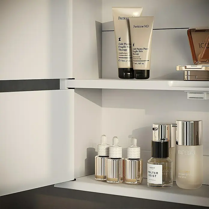 Vicco Spiegelschrank Bianco Weiß - Sonstiges, Weiß