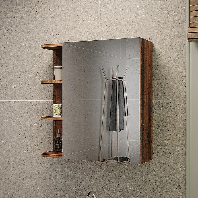 Vicco Spiegelschrank Fynn Oldstyle - B x H: 62 x 64 cm, Sonstiges, Oldstyle