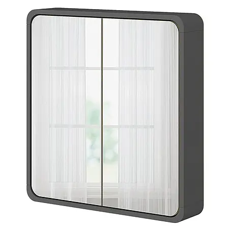 Vicco  Spiegelschrank Arla Anthrazit/Eiche