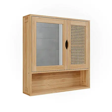 Vicco  Spiegelschrank Liora Bambus mit Spiegel