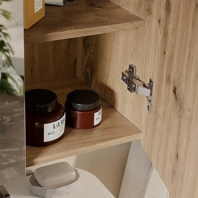 Vicco Spiegelschrank Takumi Artisan mit 3 geschlossenen Ablagefächern - Sonstiges, Artisan