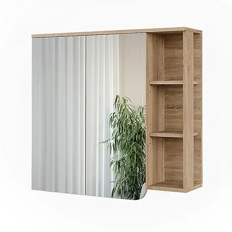 Vicco  Spiegelschrank Karen Sonoma/Blau mit Spiegel