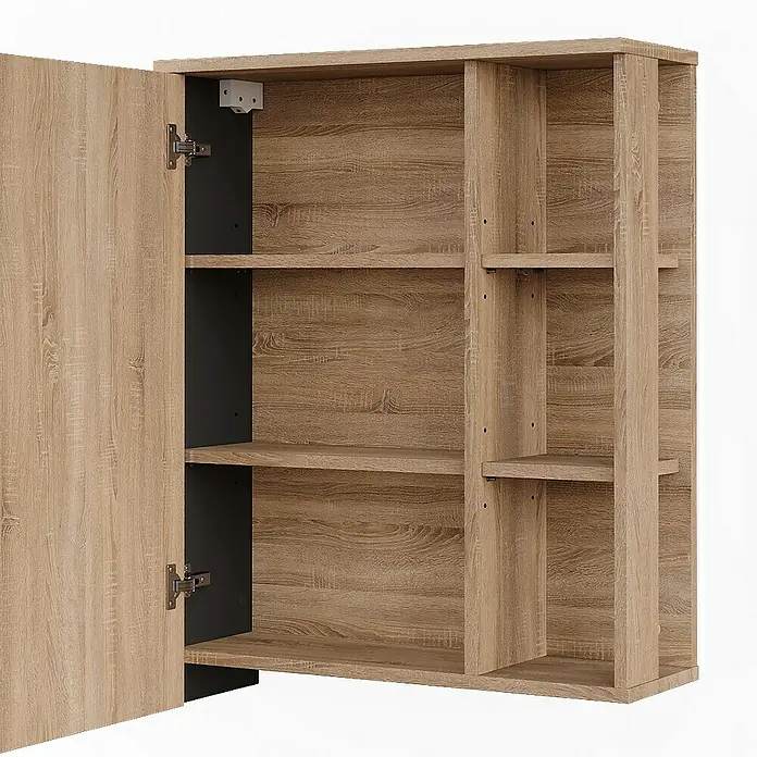 Vicco Spiegelschrank Karen Sonoma - B x H: 60 x 75 cm, Sonstiges, Sonoma