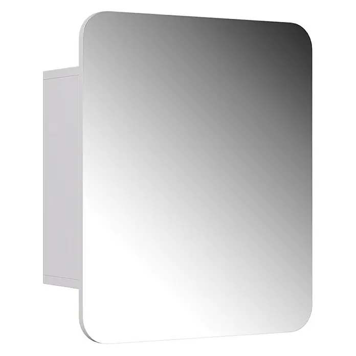 Vicco Spiegelschrank Zino Weiß mit Regalen - Sonstiges, Weiß