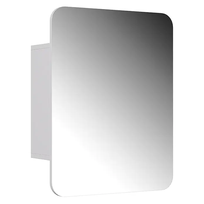 Vicco Spiegelschrank Zino Weiß mit Regalen - B x H: 65 x 50 cm, Sonstiges, Weiß