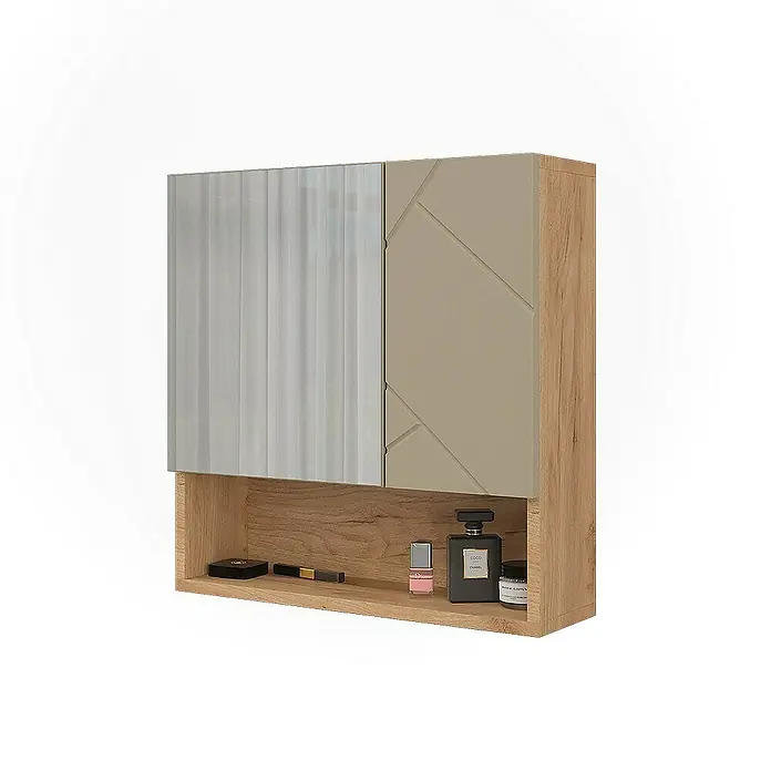 Vicco Spiegelschrank Irma Beige - Sonstiges, Beige