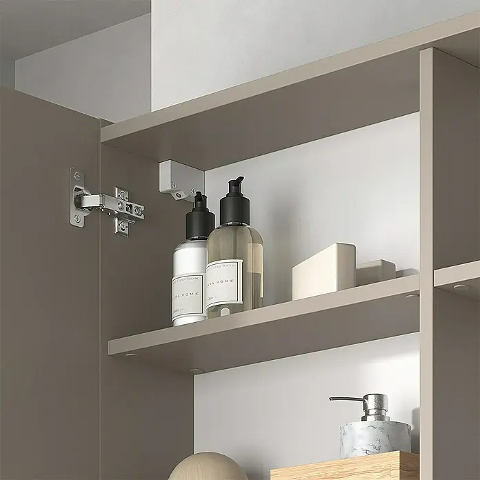 Vicco Spiegelschrank Edelin Cashmere mit Regalen - Sonstiges, Cashmere