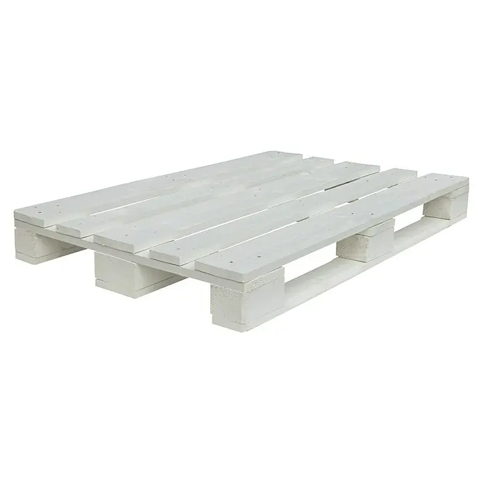 Loungemöbel-Set - 15 -tlg., Nadelholz/Polyester, Weiß/Anthrazit - Weiß lackierte Holzpalette, ideal für DIY-Projekte und Möbelbau. Robust und vielseitig einsetzbar.