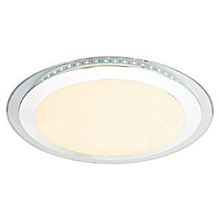Lavida Plafón LED redondo Arrco (30 W, Ø x Al: 405 mm x 9 cm, Opal, RGB)