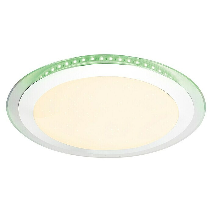 Lavida Plafón LED redondo Arrco (30 W, Opal, Ø x Al: 40,5 x 9 cm)