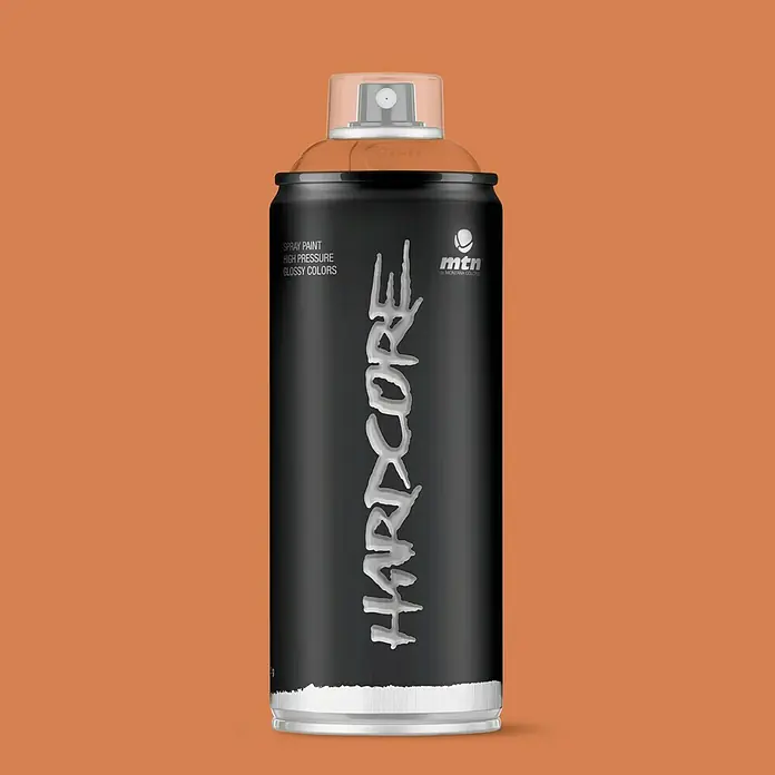 mtn Pintura decorativa en spray Hardcore - Marrón galgo, Brillante, 400 ml - Una lata de aerosol Montana MTN Hardcore, ideal para proyectos de arte y graffiti. Pintura de alta calidad para resultados vibrantes y duraderos.