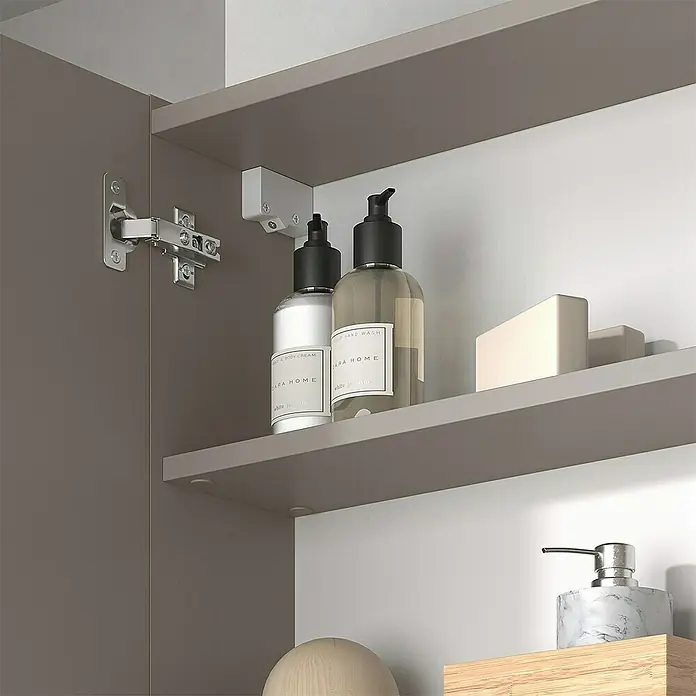 Vicco Spiegelschrank Edelin Cashmere mit Regalen - Sonstiges, Cashmere