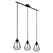 Eglo Tarbes Pendelleuchte (3 x 60 W, Schwarz, L x B x H: 79 x 17,5 x 110 cm)