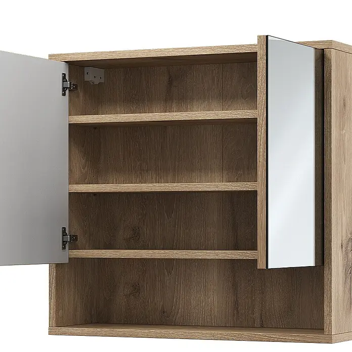 Vicco Spiegelschrank Eliza Viking Oak mit 2 Türen - Sonstiges, Viking Oak