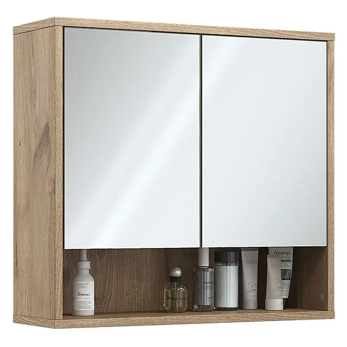 Vicco Spiegelschrank Eliza Viking Oak mit 2 Türen - Sonstiges, Viking Oak
