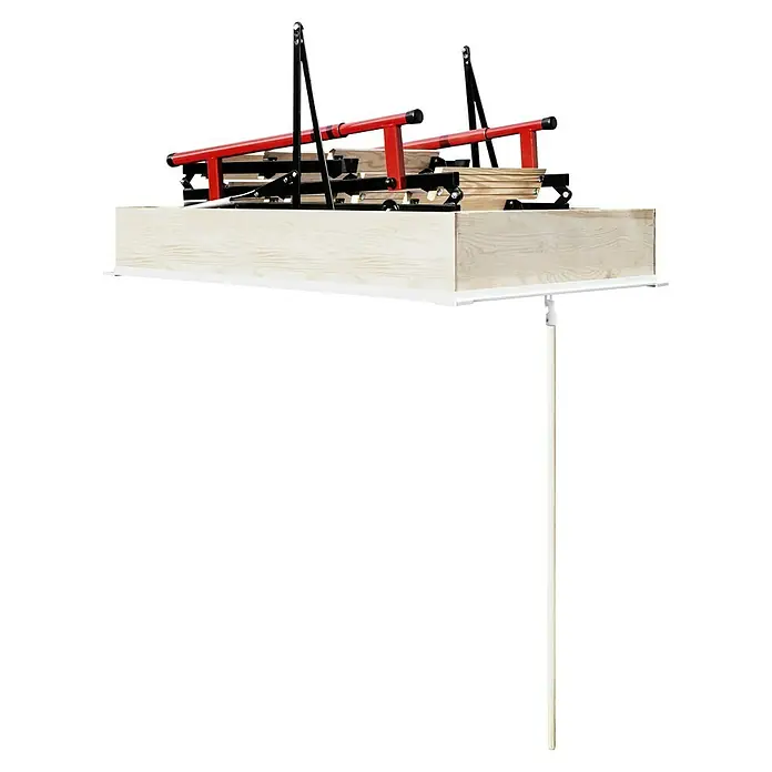 Star Stairs Griffstange - Ø x L: 2 x 93 cm, Passend für: Star Stairs Bodentreppen - Dachbodentreppe mit Holzrahmen und rotem Mechanismus. Eine praktische Lösung für den Zugang zum Dachboden.