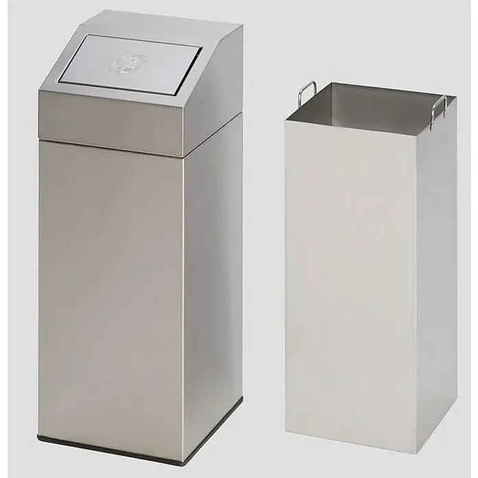 Proregal Wertstoffsammler robust mit abnhembarem Kopfteil - 32 x 32 x 79 cm, 45 l