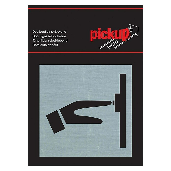 Pickup Aufkleber (Motiv: Bitte Klingeln, L x B: 80 x 80 mm)