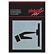 Pickup Aufkleber (Motiv: Bitte Klingeln, L x B: 80 x 80 mm)
